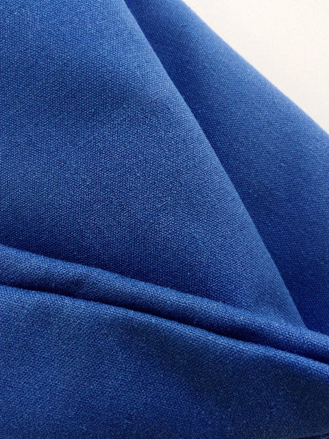 Hemp/Organic Cotton Canvas Vivid Blue £30/m
