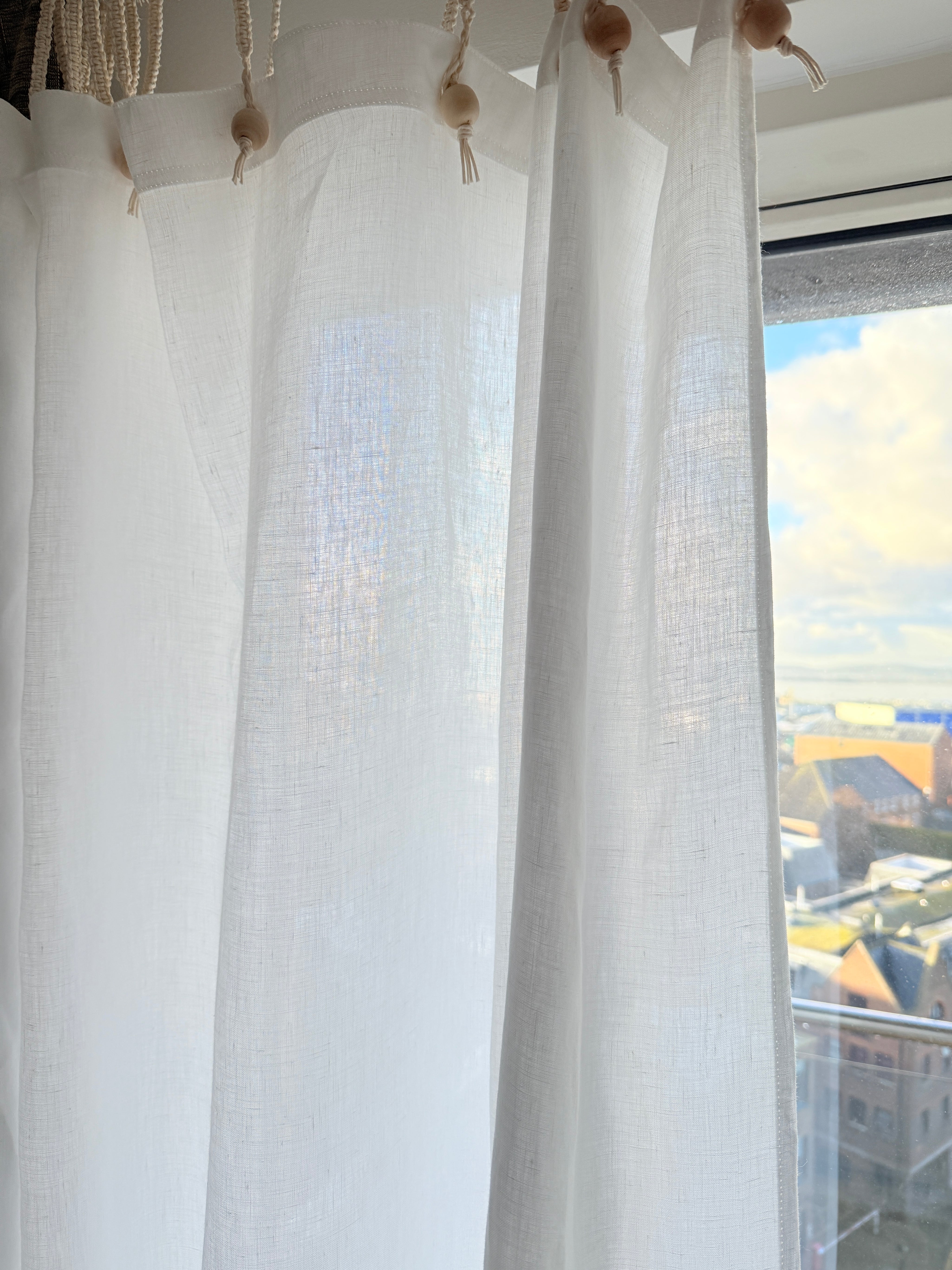 Hemp Voiles - Light, White & Flowing  (Please note 143cm Width)