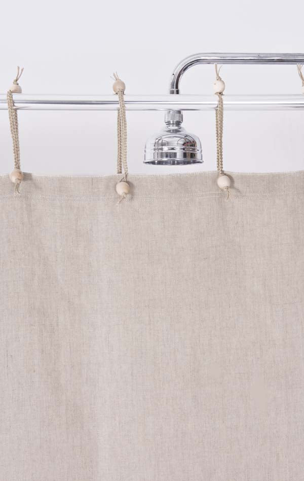 Hemp Shower Curtain - Purely Natural