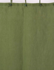 Hemp Curtain - Purely Sage Green 143cm width