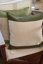 Striped Hemp Cushion Cover x 45cm - Various Choices