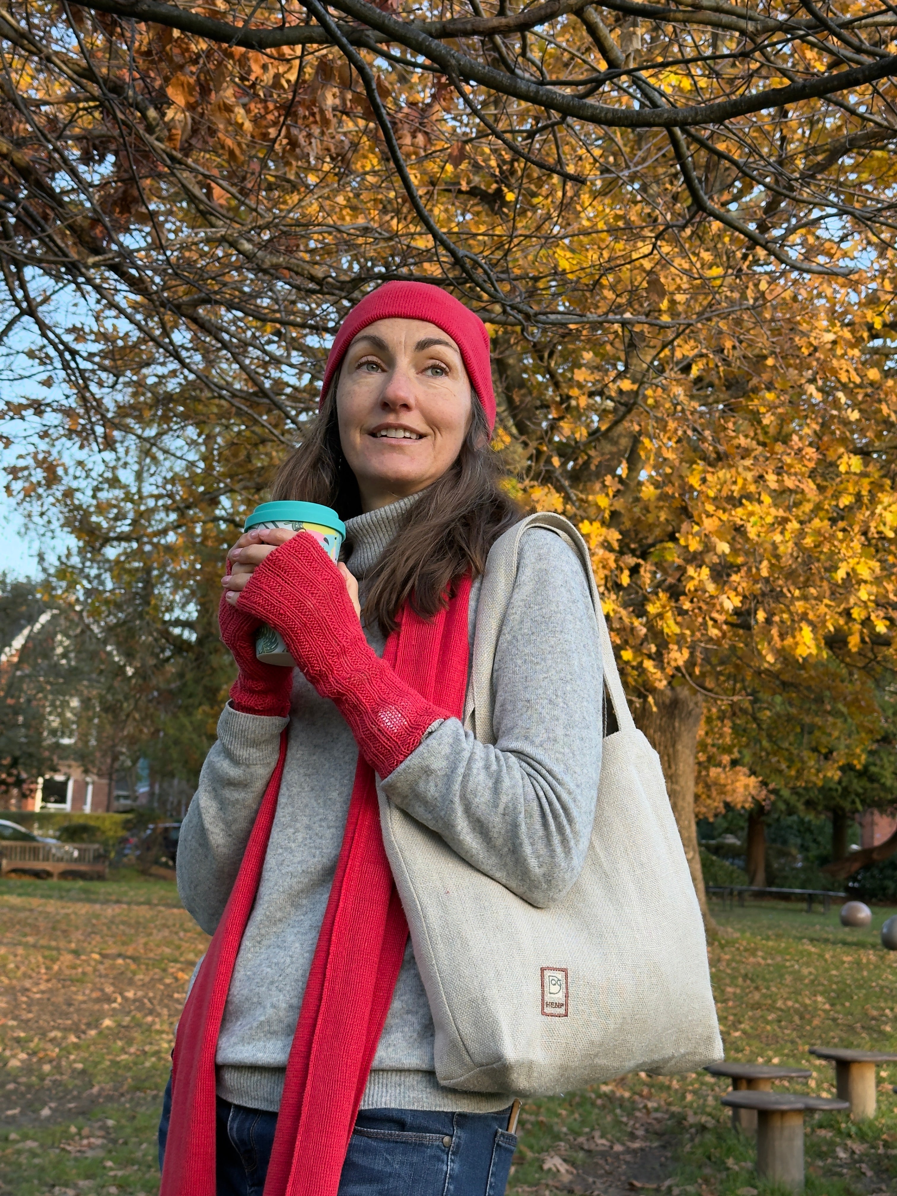 Hemp Fingerless Gloves in 4 stunning colours